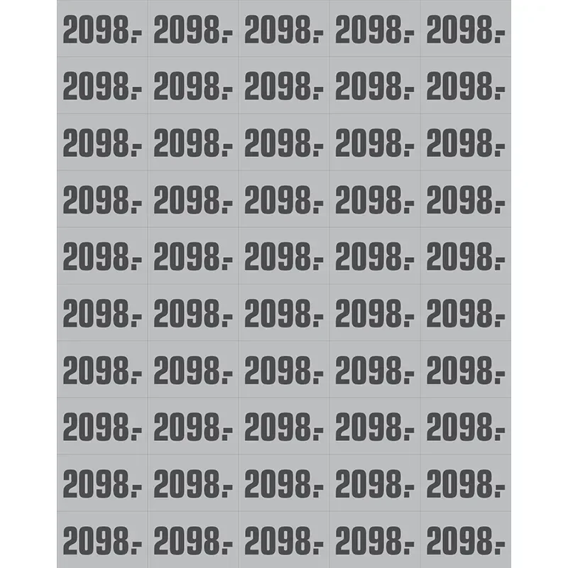 PRIS ETIKETT GR ARK A 50  M/PRIS 2098.
