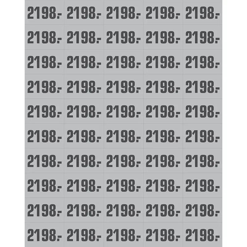 PRIS ETIKETT GR ARK A 50  M/PRIS 2198.