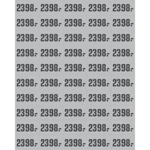 PRIS ETIKETT GR ARK A 50  M/PRIS 2398.