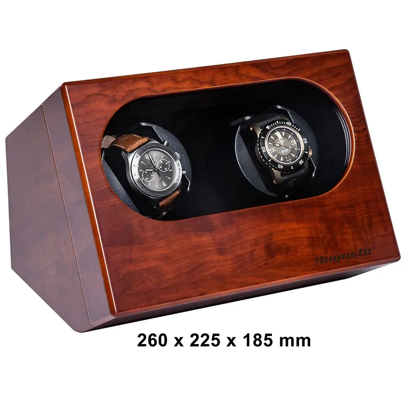 WATCH WINDER 2 WATCHES(BUVINGA PAPER) WITH ADAPTER
