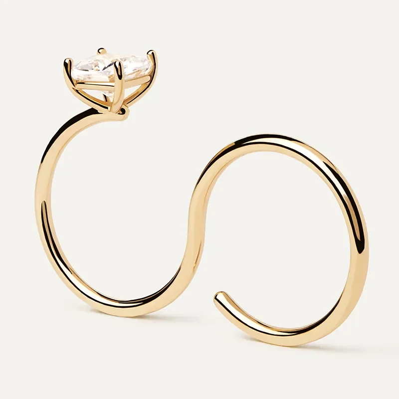 PDPAOLA SOFIA TWO FINGER RING AN01-A27