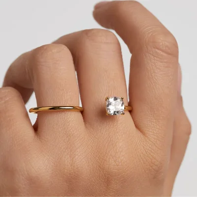 PDPAOLA SOFIA TWO FINGER RING AN01-A27