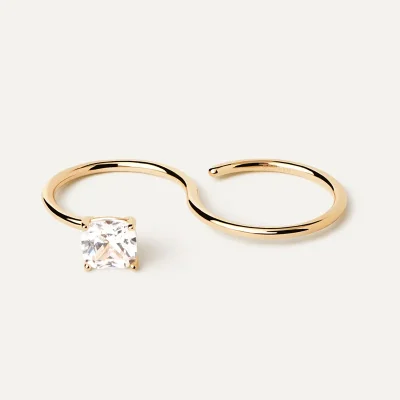 PDPAOLA SOFIA TWO FINGER RING AN01-A27