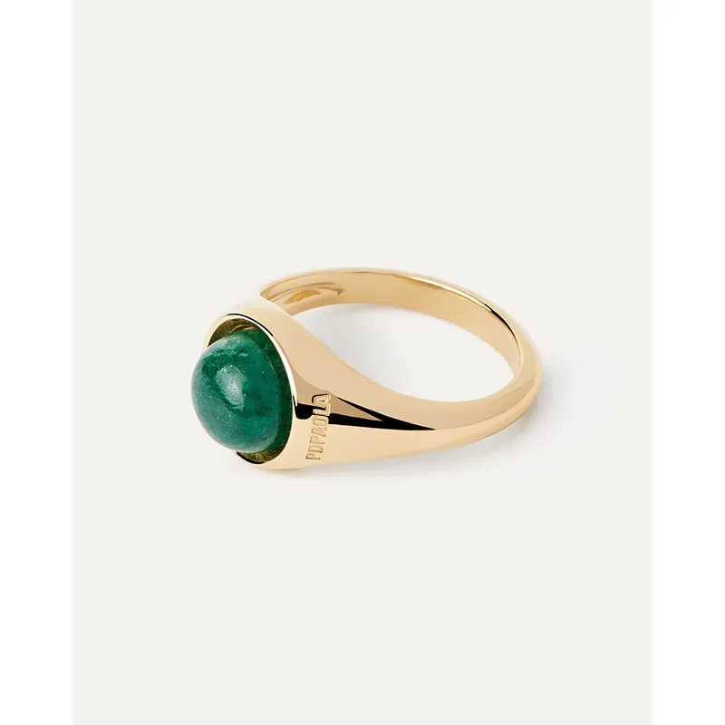 PDPAOLA GREEN MOON RING  AN01-B19