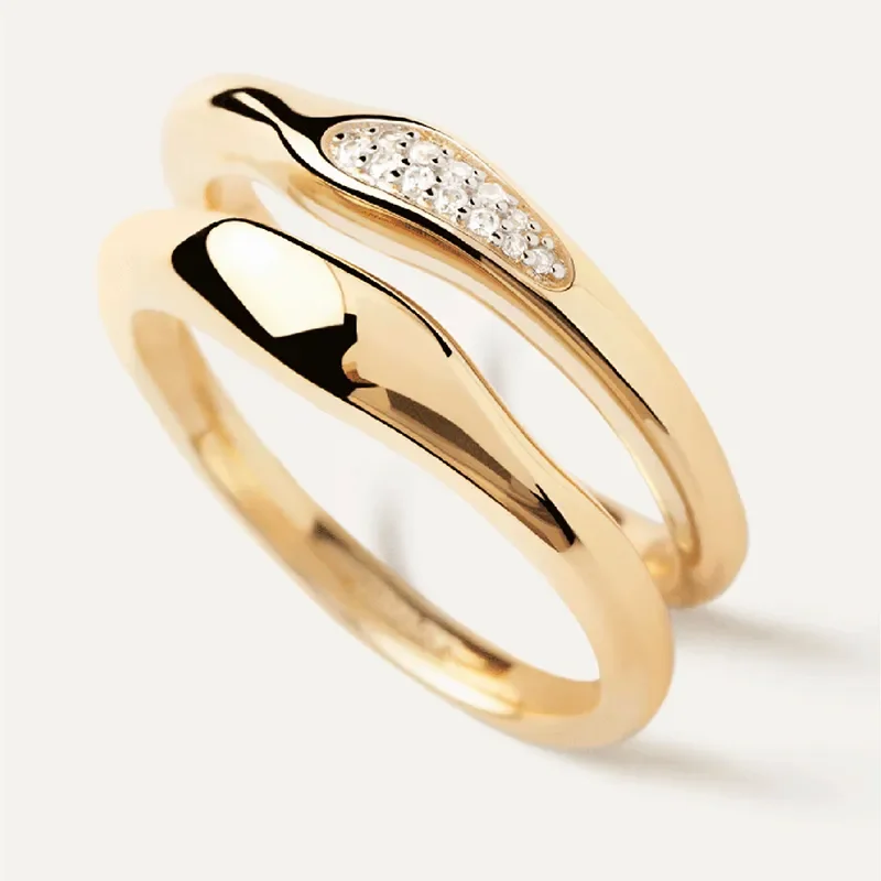 PDPAOLA ONDA RING SET AN01-C21