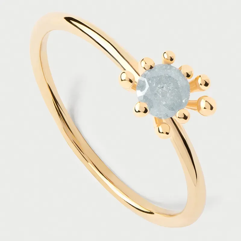 PDPAOLA GREY FLEUR RING AN01-C93