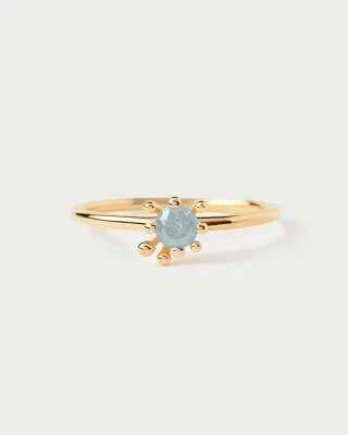 PDPAOLA GREY FLEUR RING AN01-C93