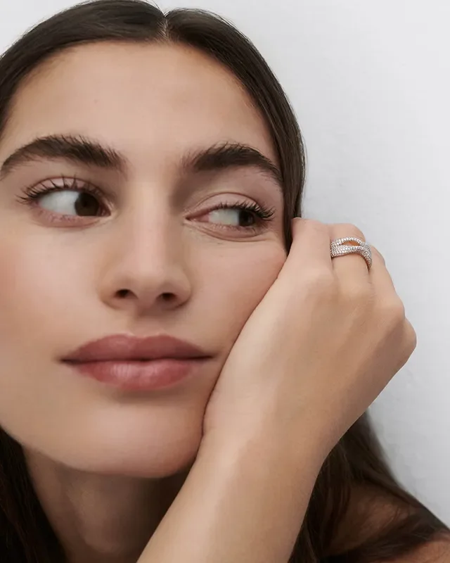 PDPAOLA PAVE SENSE RING AN01-D36