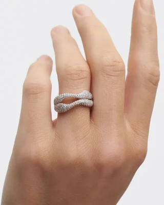 PDPAOLA PAVE SENSE RING AN01-D36
