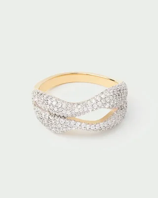 PDPAOLA PAVE SENSE RING AN01-D36