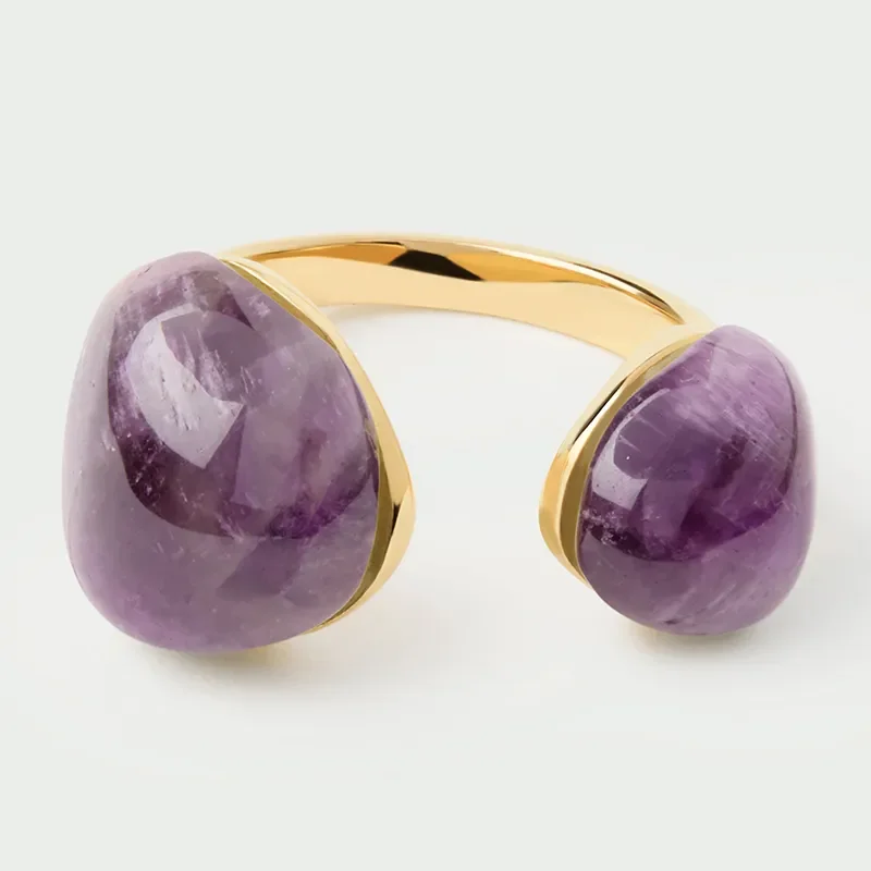 PDPAOLA AMETHYST GRAVITY RING AN01-D41