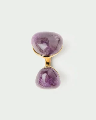 PDPAOLA AMETHYST GRAVITY RING AN01-D41