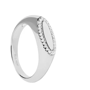 PDPAOLA LACE STAMP RING AN02-629