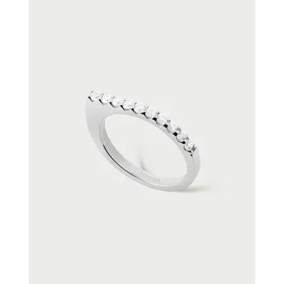 PDPAOLA GLOSS SILVER RING AN02-E90