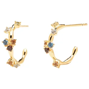 PDPAOLA FIVE GOLD EARRINGS AR01-289-U