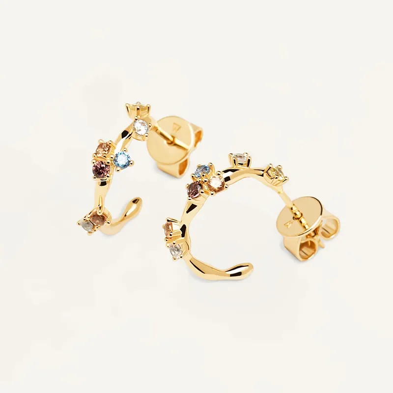 PDPAOLA FIVE GOLD EARRINGS AR01-289-U