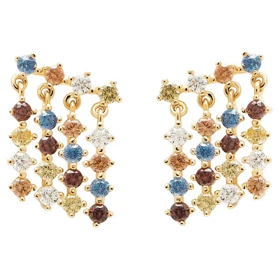 PDPAOLA WILLOW GOLD EARRINGS AR01-293-U