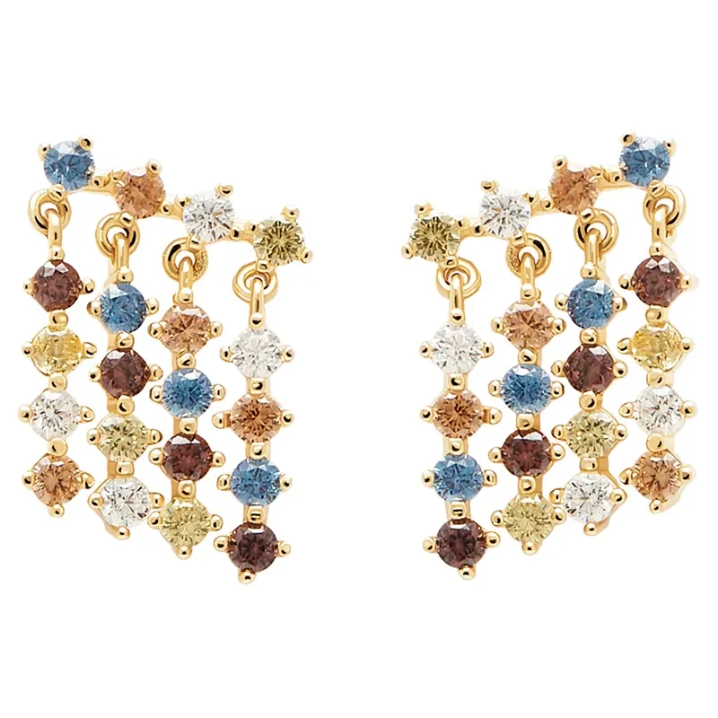 PDPAOLA WILLOW GOLD EARRINGS AR01-293-U