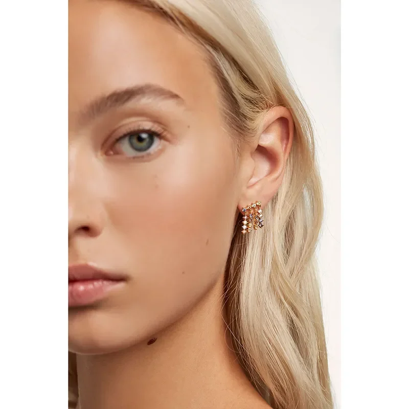 PDPAOLA WILLOW GOLD EARRINGS AR01-293-U