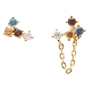 PDPAOLA FOX GOLD EARRINGS AR01-295-U