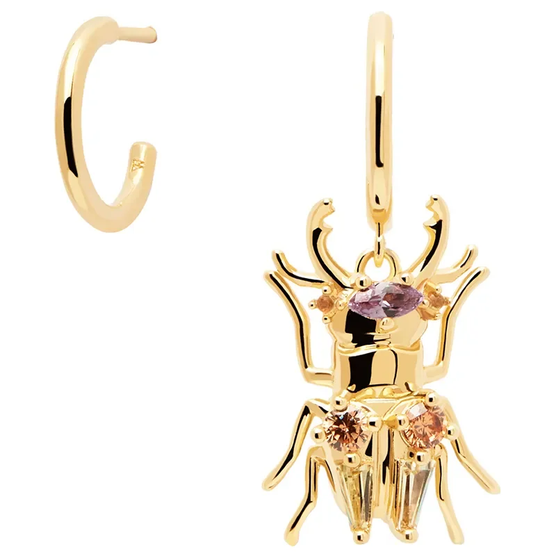 PDPAOLA STRENGTH BEETLE EARRINGS AR01-366-U