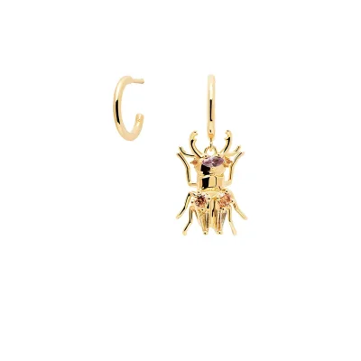 PDPAOLA STRENGTH BEETLE EARRINGS AR01-366-U