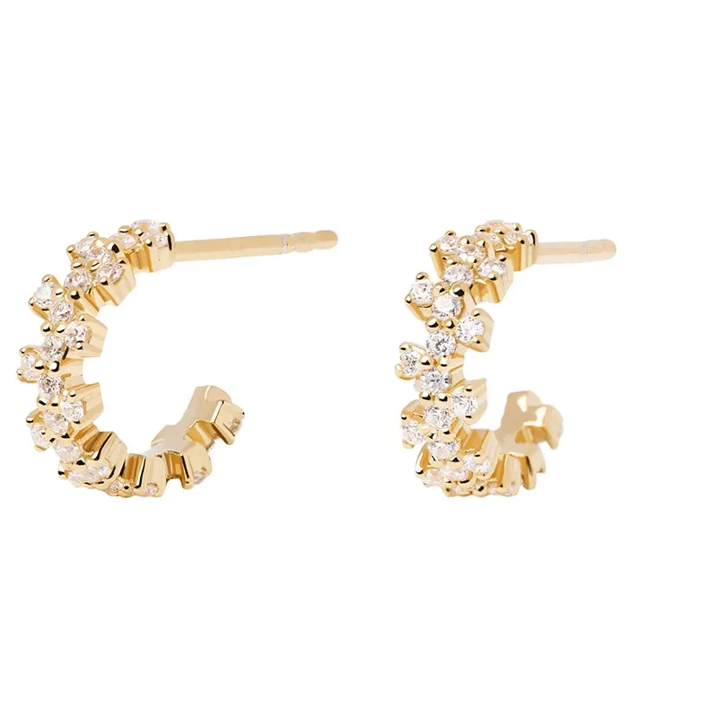 PDPAOLA LITTLE CROWN EARRINGS AR01-578-U