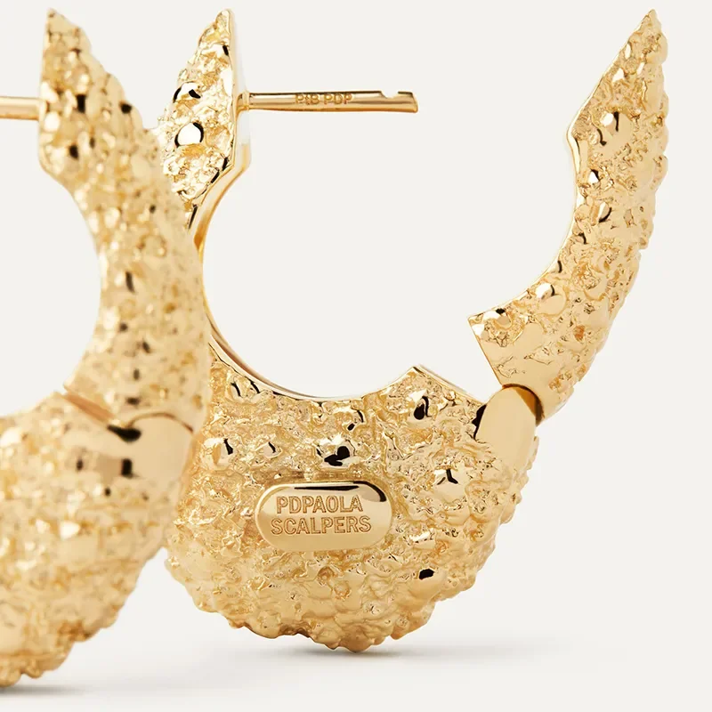 PDPAOLA MARINA HOOP EARRINGS AR01-B85-U