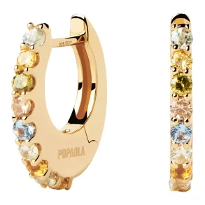 PDPAOLA VIVI HOOP EARRINGS AR01-B90-U