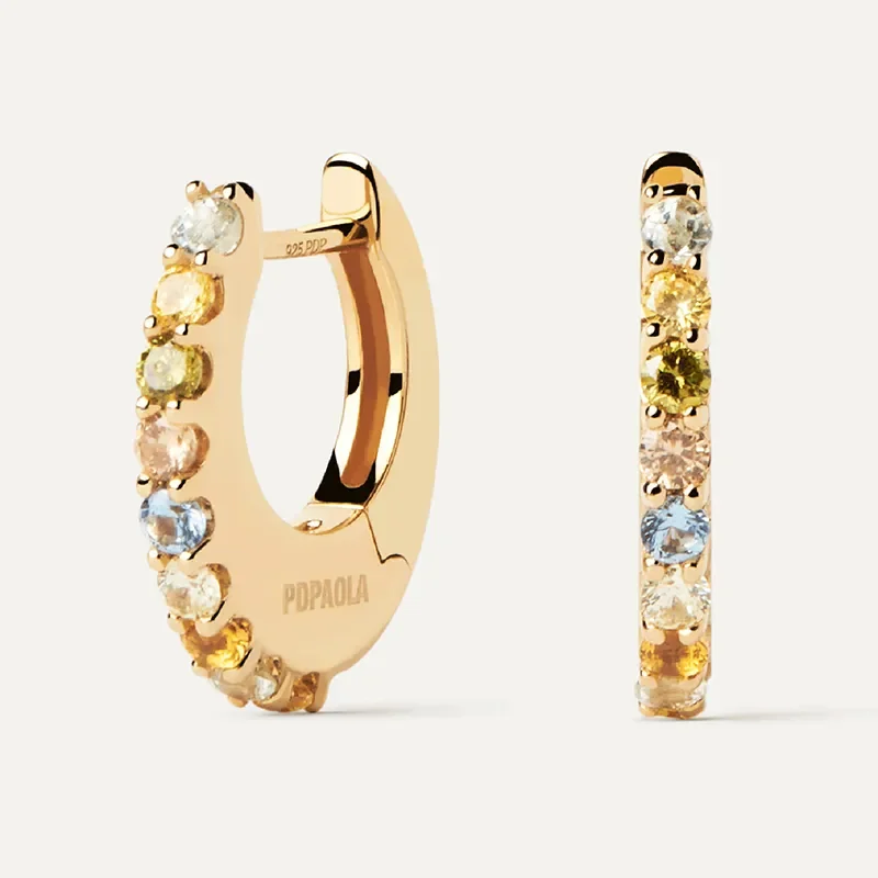 PDPAOLA VIVI HOOP EARRINGS AR01-B90-U