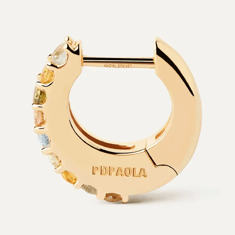 PDPAOLA VIVI HOOP EARRINGS AR01-B90-U