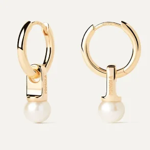 PDPAOLA LA PERLA HOOP EARRINGS AR01-C25-U