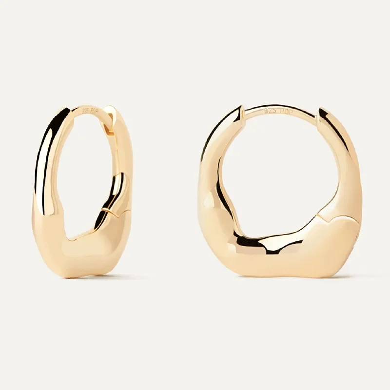 PDPAOLA MINI MAGMA HOOP EARRINGS AR01-C27-U