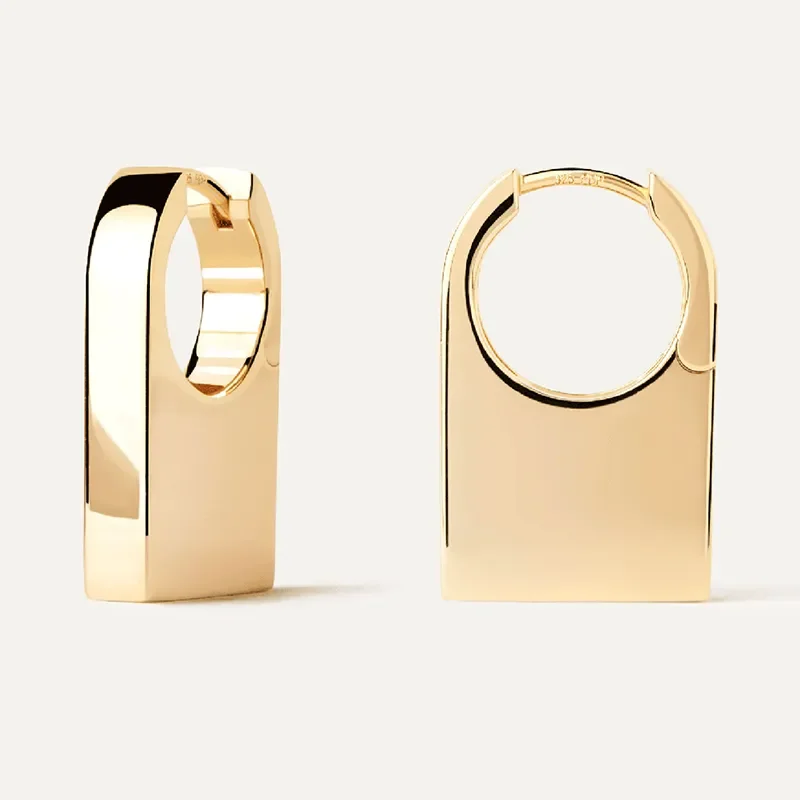 PDPAOLA CHICAGO HOOP EARRINGS AR01-C33-U