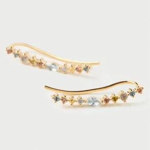 PDPAOLA LOTUS CLIMBING EARRINGS AR01-C79-U