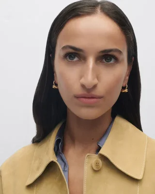 PDPAOLA LOOP HOOP EARRINGS AR01-C85-U