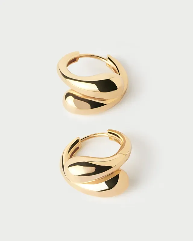 PDPAOLA LOOP HOOP EARRINGS AR01-C85-U