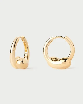 PDPAOLA LOOP HOOP EARRINGS AR01-C85-U