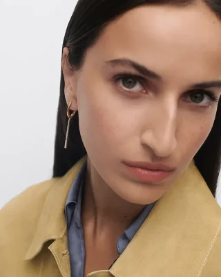 PDPAOLA OLGA HOOP EARRINGS AR01-C88-U