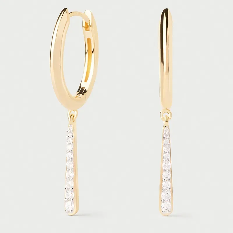 PDPAOLA OLGA MINI HOOP EARRINGS AR01-C89