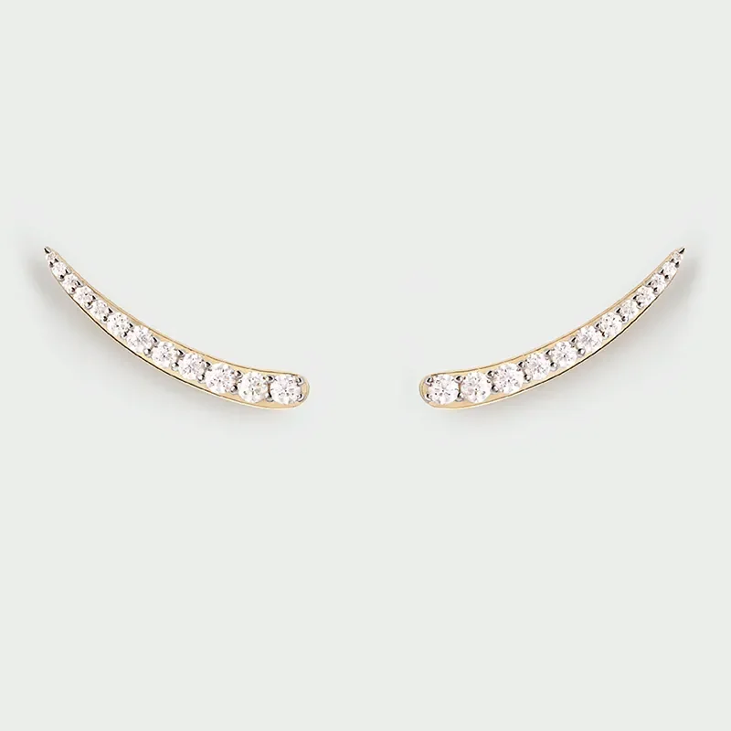 PDPAOLA RIGA CLIMBING EARRINGS AR01-C92-U