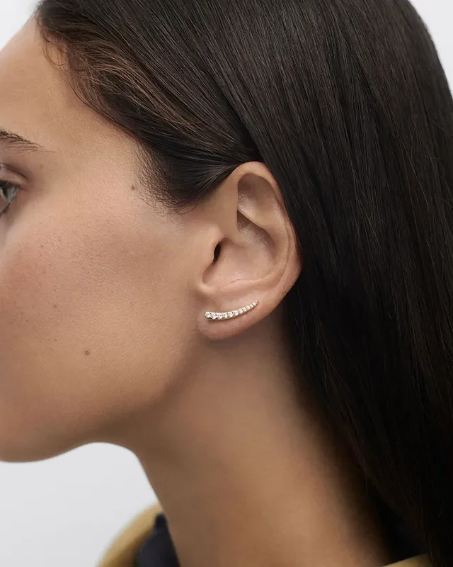 PDPAOLA RIGA CLIMBING EARRINGS AR01-C92-U