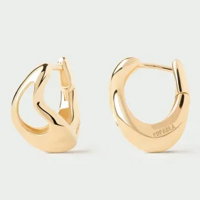 PDPAOLA TEMPO HOOP EARRINGS AR01-D42-U