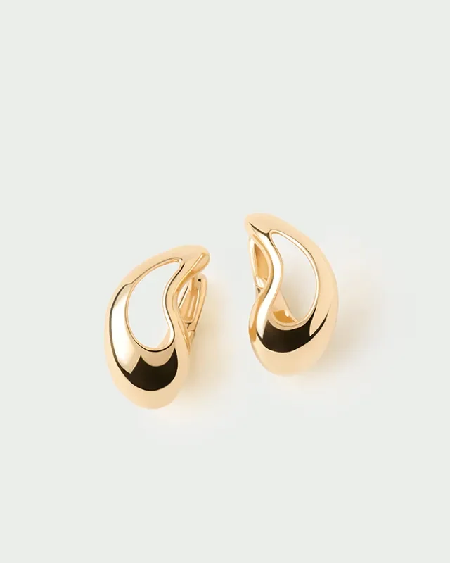 PDPAOLA TEMPO HOOP EARRINGS AR01-D42-U