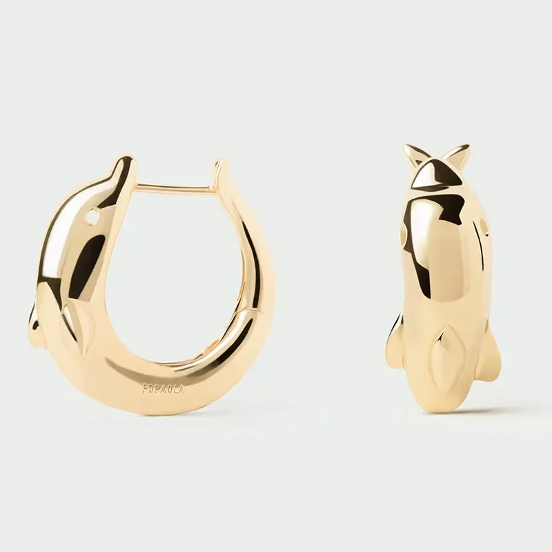 PDPAOLA MINI DOLPHIN HOPP EARRINGS AR01-D46-U