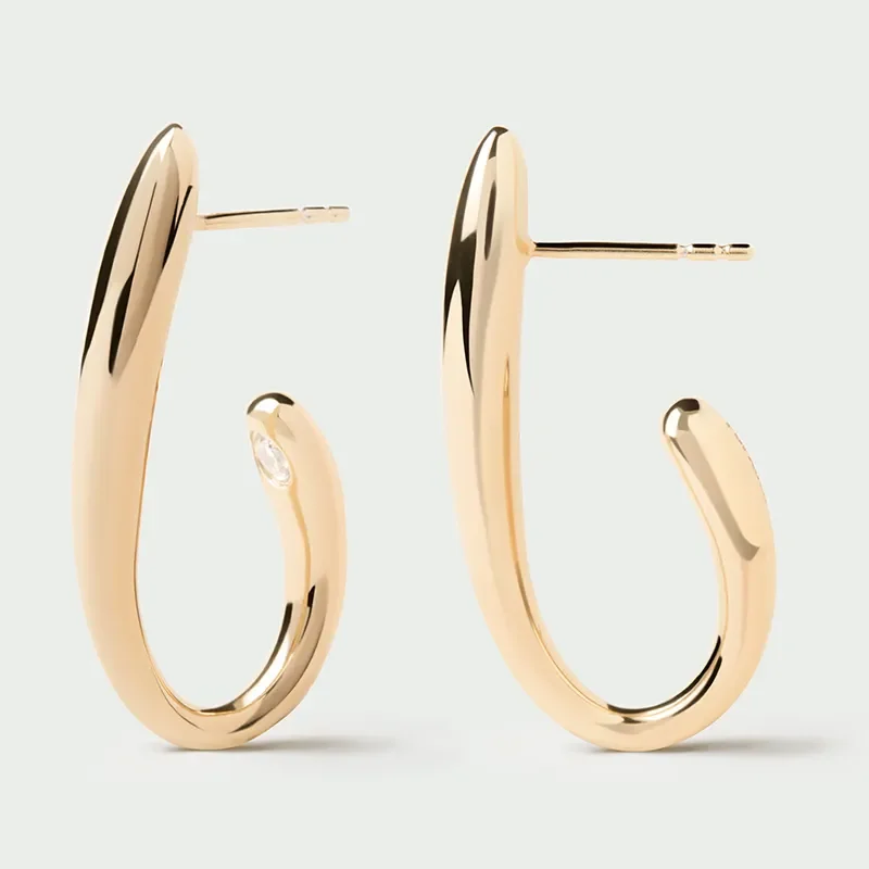 PDPAOLA VOLTA HOOP EARRINGS AR01-D98-U