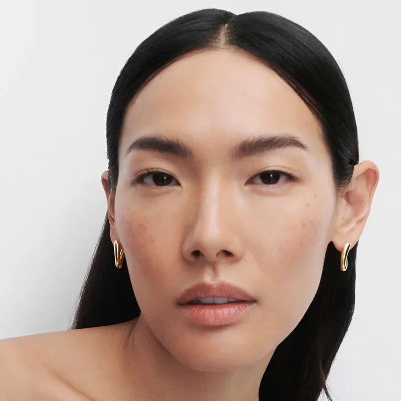 PDPAOLA HELIX HOOP EARRINGS AR01-E15-U