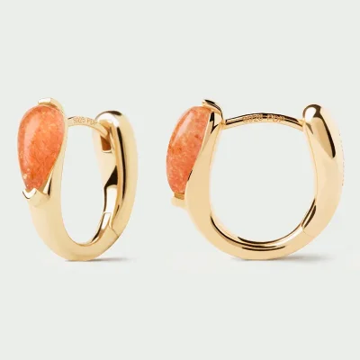 PDPAOLA SUNSTONE ISLA HOOP EARRINGS AR01-E50-U