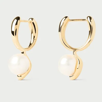 PDPAOLA LA PERLA HOOP EARRINGS AR01-E77-U