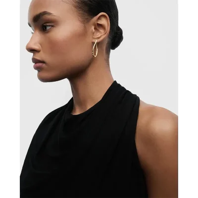 PDPAOLA AIR HOOP EARRINGS AR01-F50-U